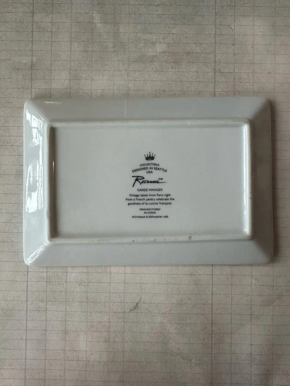 Rosanna Garde Manager Beurre Cow Butter Dish Trinket Tray